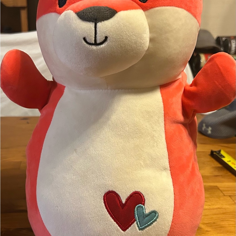 Squishmallows Pink and White Plush Toy